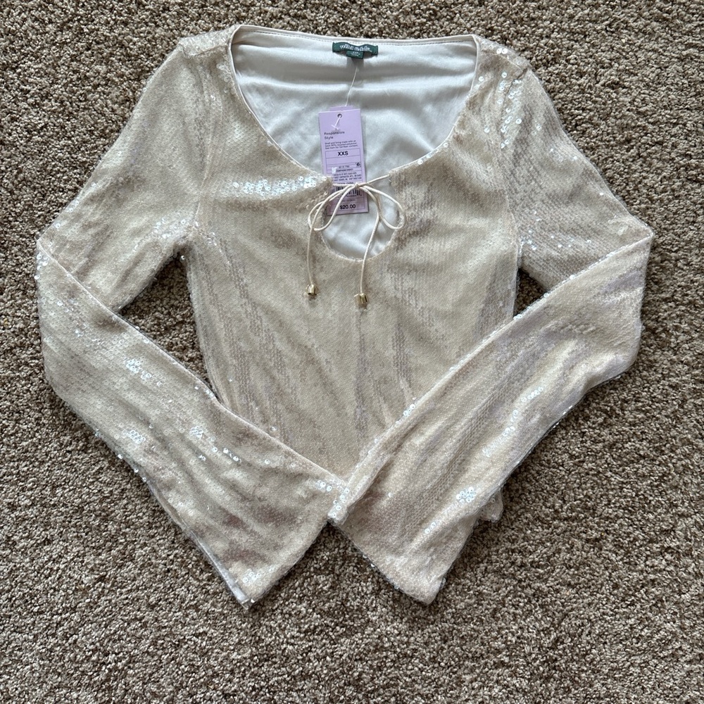 Wild Fable Sequin Top